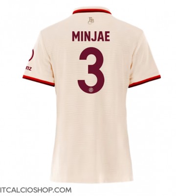 Bayern Munich Kim Min-jae #3 Terza Maglia Femmina 2024-25 Manica Corta
